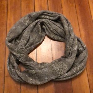 Grey infinity scarf